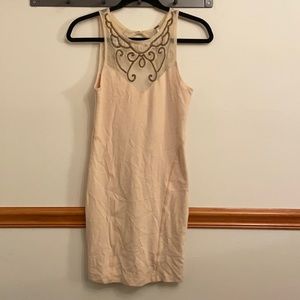 Free People Bodycon Dress with bead and lace detail